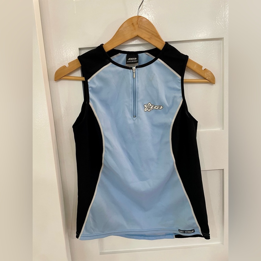 LOUIS GARNEAU Women’s Medium air light quarter zip cycling top 🚲